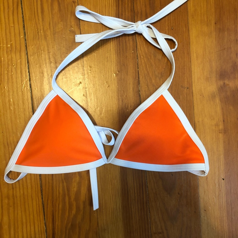 orange zaful bikini